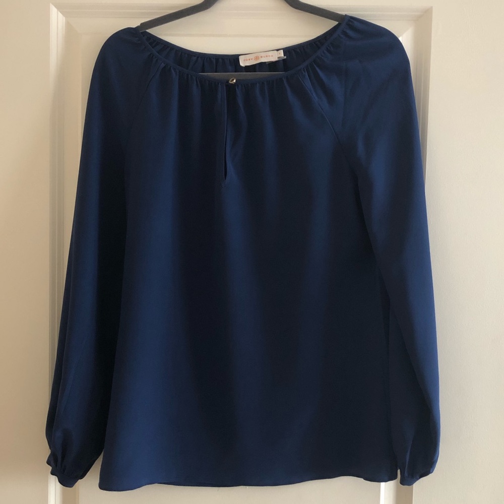 Tory Burch Blouse in navy size 4